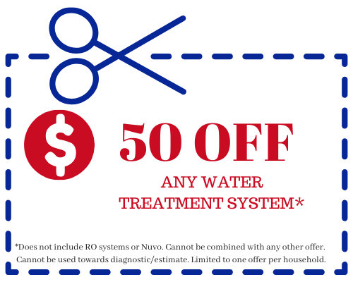 50 off water treatment