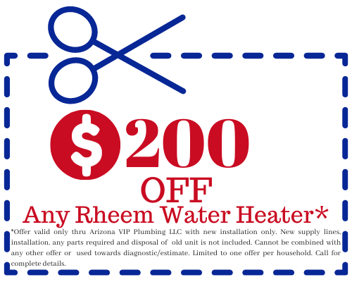 rheem water heater special