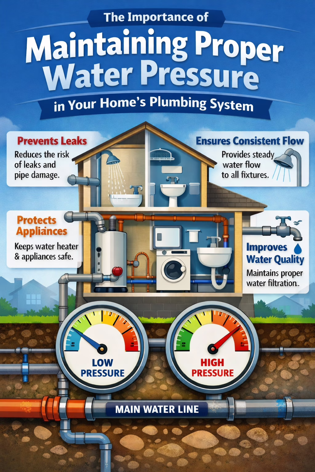correct water pressure